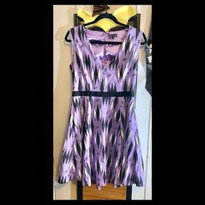 Pinup/Rockabilly SourPuss Purple Harlequin Dress